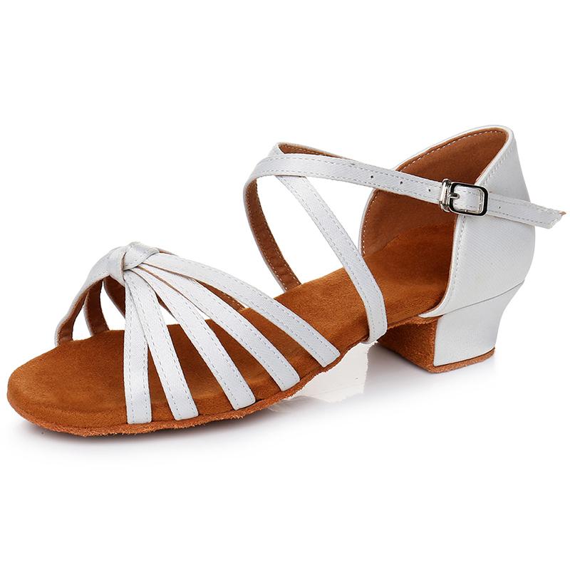 Scarpe da Ballo da Sala a Tacco Basso 3,5 cm per Bambine Ragazze Scarpe da Ballo Latino Salsa per Donne Ragazze