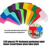 120Pcs Plant Label T-Shaped Garden Marker Name Plate Outdoor Plant Vegetable Seedling Waterproof Handwritten