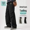 Jeanswest Men's Outdoor Loose Straight Cargo Pants