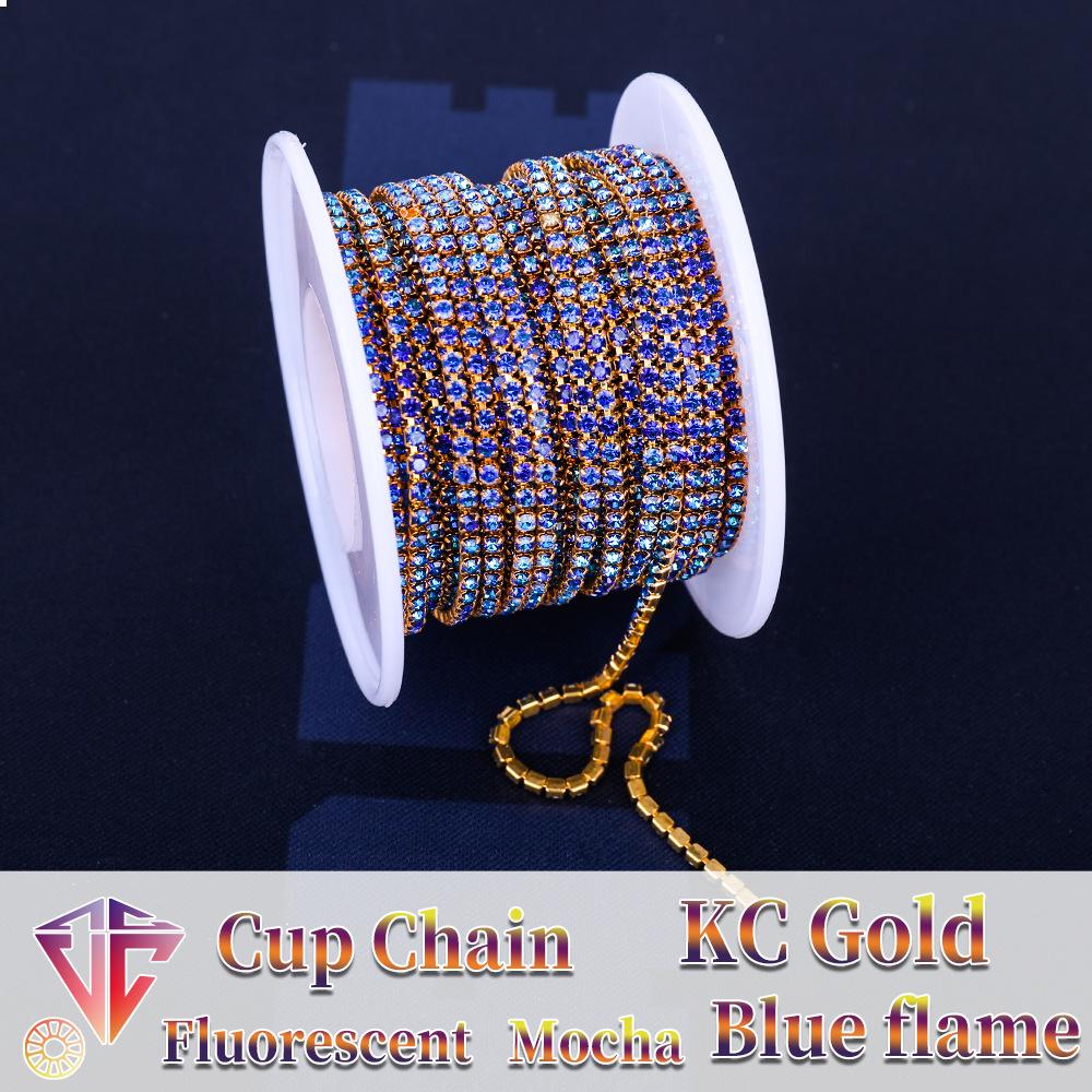 Catena ad Artiglio Fluorescente da Boutique Weichen, Catena Mocha Criptata, Trapano Luminoso, Catena di Diamanti Flash, Accessori di Abbigliamento Fai da Te
