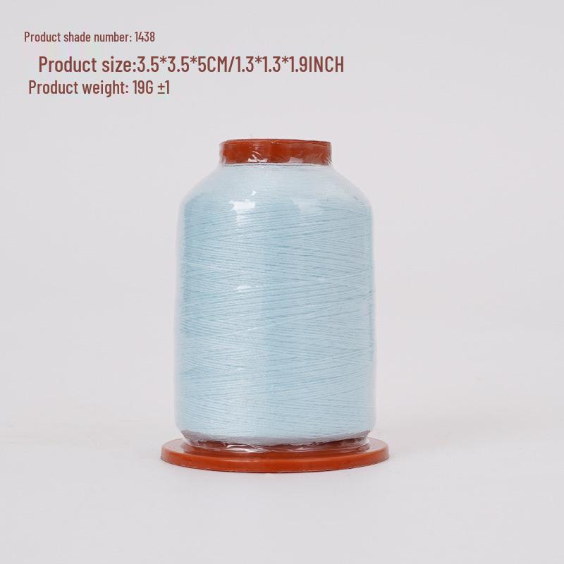 Polyester Sewing Thread: 100 Colors, 500 Yards, Fine Two-Strand, High-Speed, for Hand Sewing
