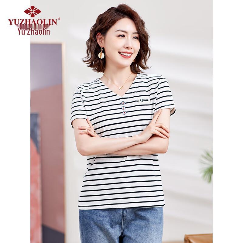 Yuzhaolin Women's Casual T-Shirt for Middle-Aged & Elderly