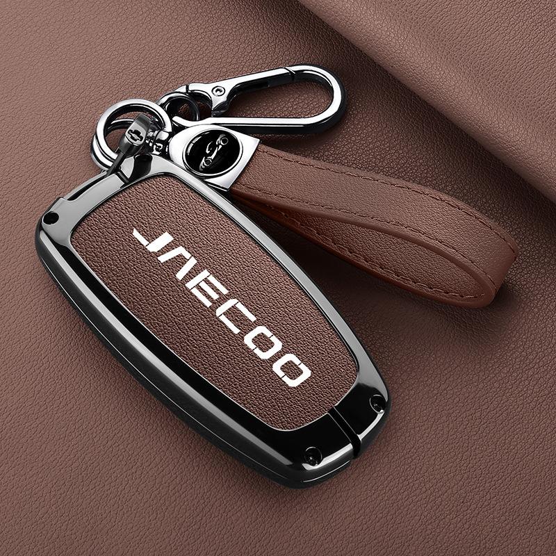 Chery Tiggo 8 PRO J8 J7 için JAECOO Metal Akıllı Anahtar Kılıfı - Kişiselleştirilmiş Uzaktan Kumanda Kapağı