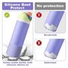 Antislip Silicones Cup Protector Secure Water Bottle Tumblers Bottom Boot Sleeve For Homes Gym Travel Universals Fit