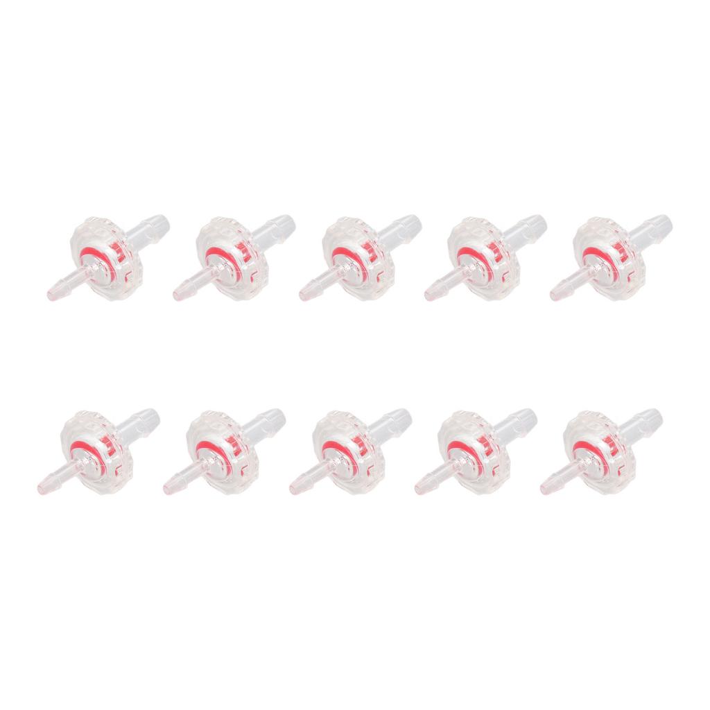 10 Stück Rückschlagventil PP Einweg Nicht Rückfluss Strömungsregelung Verengender Durchmesser Set Kit für Aquarium 3 bis 5