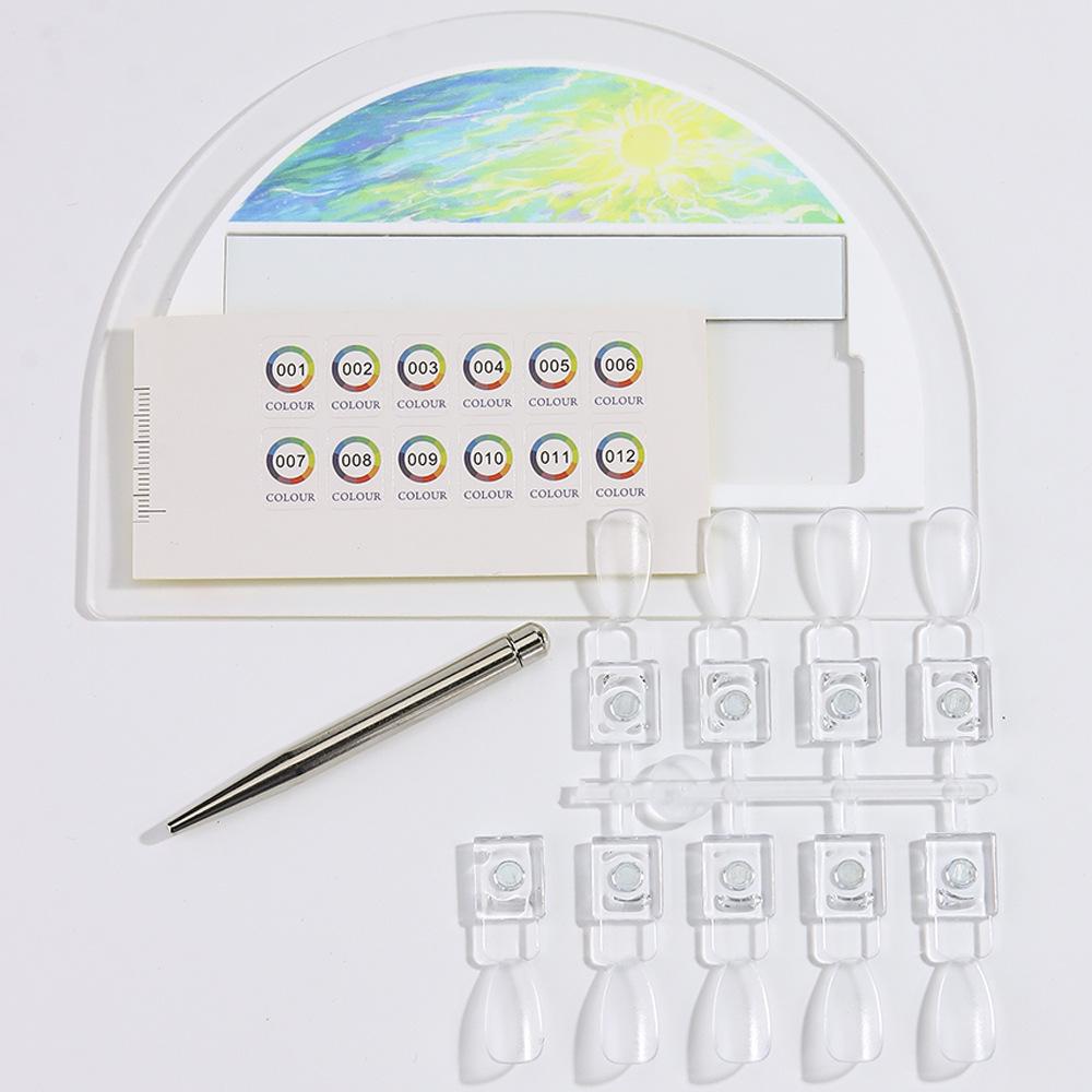 2026 Magnetic Nail Art Color Palette & Detachable Swatch Display Board for Gel Polish Samples
