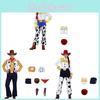 Toy Story Woody And Jessie Cosplay Costume Set For Halloween And Anime Role Play