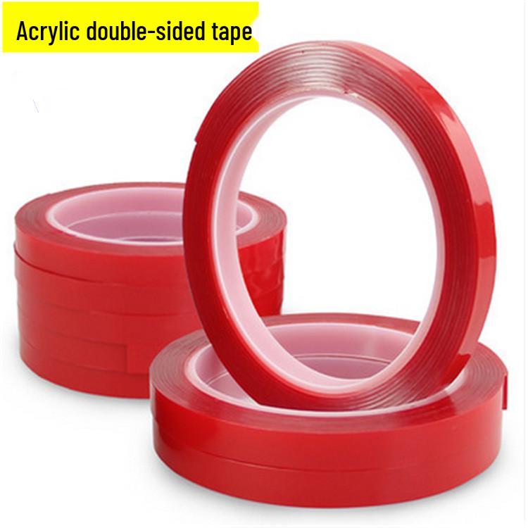 High Viscosity Clear Acrylic Double-Sided Tape, 0.5mm Thick - Ideal for Weddings, Cars, Photos, and Walls