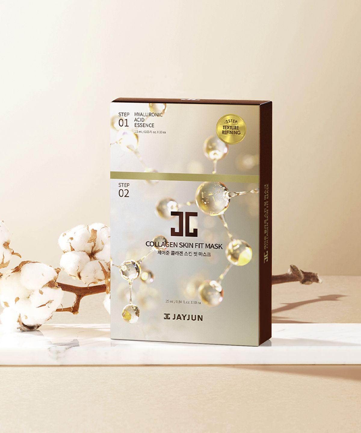 [10 Pack] Collagen Skin Fit Mask 2-Step (Total 10 Sheets)