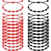 2-50pcs Black and Red Rope Woven Rope Bracelet for Men and Women in 2026 Zodiac Year Worn To Avoid Danger and Ensure Safety