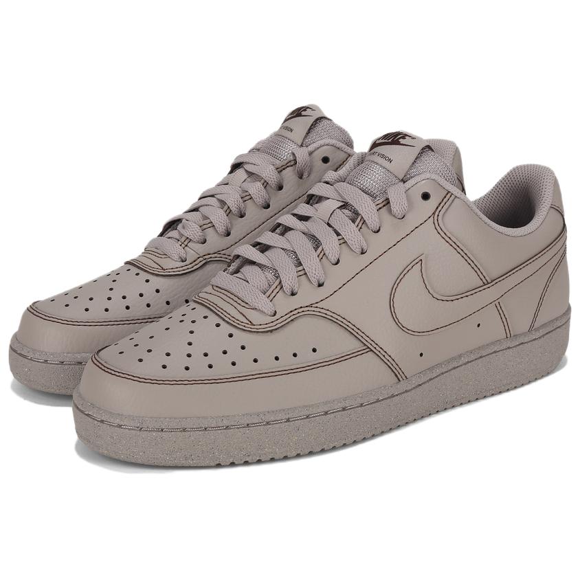 Men's Sneakers Nike Court Vision Low-top Skateboard Shoes Men's Light Smoke Gray