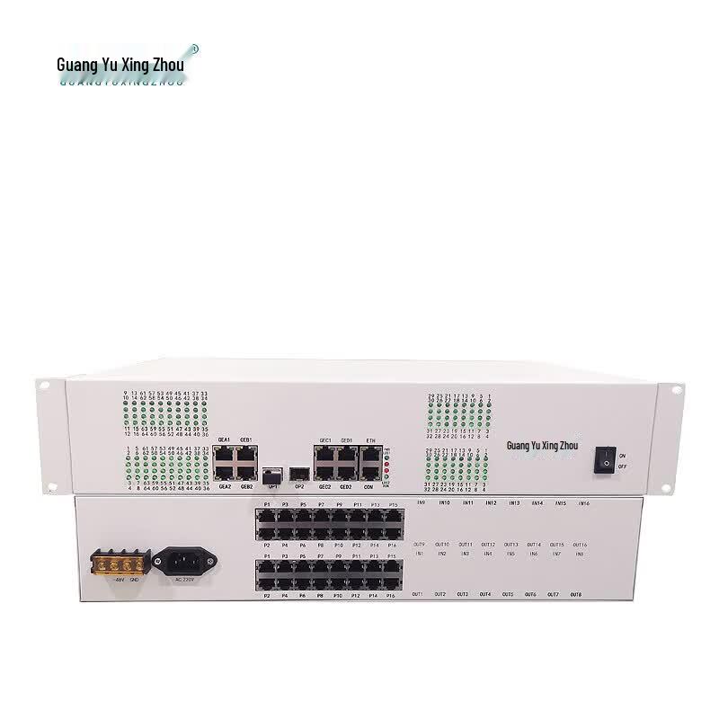 GY-128P4GE 128-Channel Telephone & 4-Port GE Fiber Optic Multiplexer