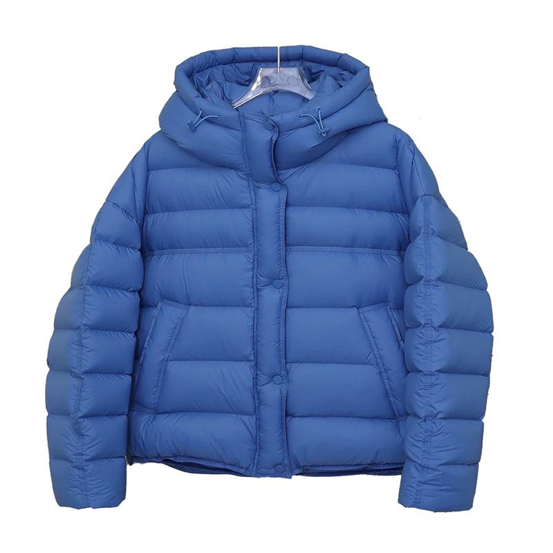 High-end Hooded White Duck Down Puff Down Jacket Women's Short Winter Fashion Sweet Bread Jacket Tide