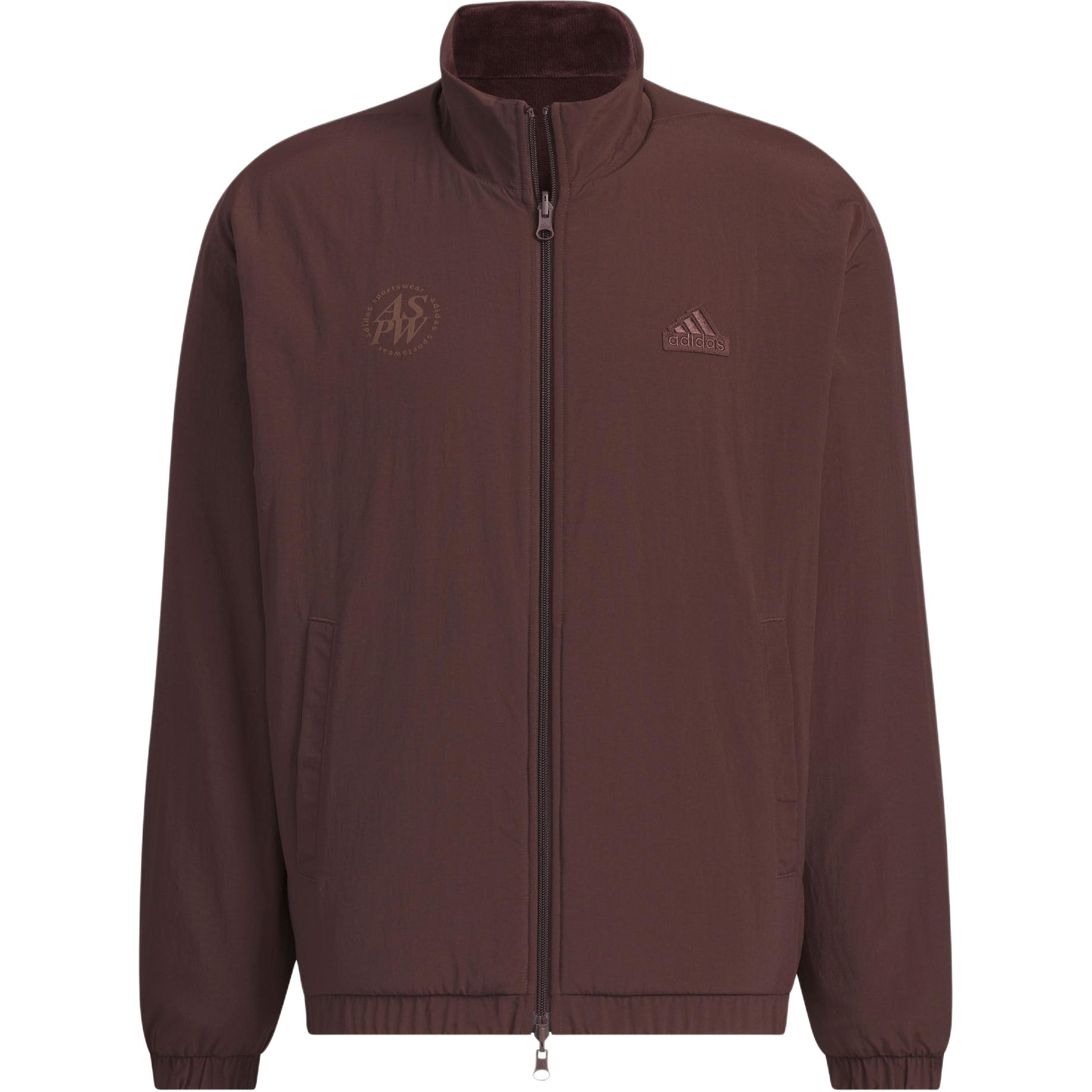 

Adidas FW24 Warm Woven Series Fashion Reverse Sports Casual Jacket Unisex Jacket Dark-Grey Brown JI6655 XS