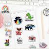 100 Ästhetische Sticker, Laptop-Sticker für Skateboards, Gitarren