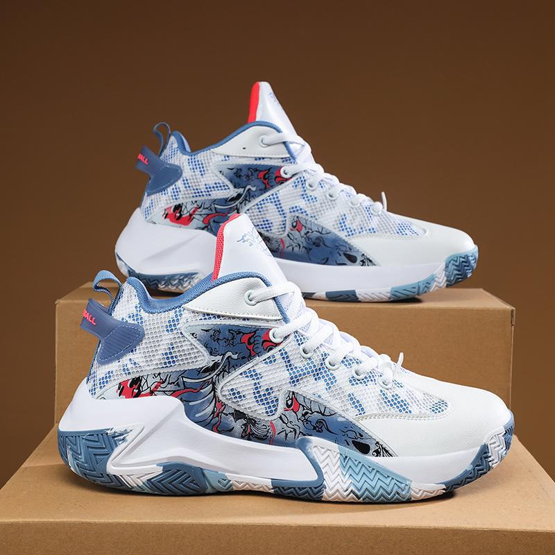 Basketball Shoes Men's Spring Summer Youth Sports Shoes Student Sports Game Training Shoes Boys Fashion Shoes