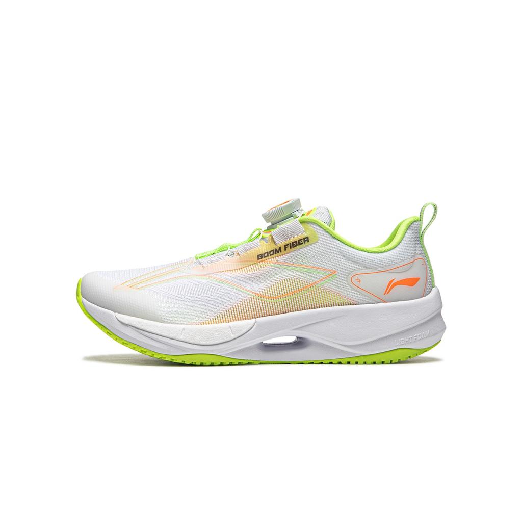 Li Ning Kids Lightweight Running Shoes Kids Sneakers Yellow White YKFU012-11