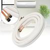 1/2/3/4/7m Insulated Copper Pipe 1/4'' 3/8'' Air Conditioner Pipes Fittings Pair Coil Tube Split Line Wire Set Air Conditioner