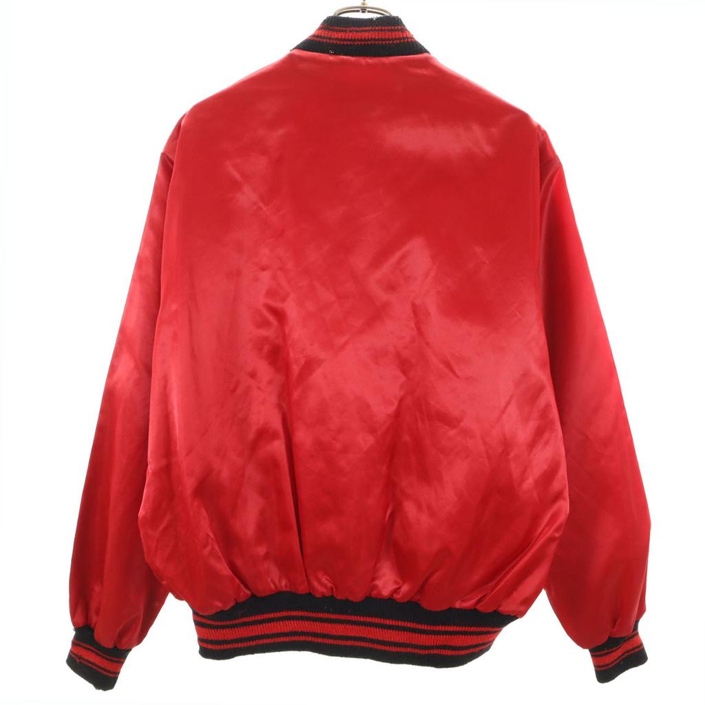 MARGUART'S SPORTSWEAR 80s 90s Made In USA Old Baseball Jacket L Red Men's Used