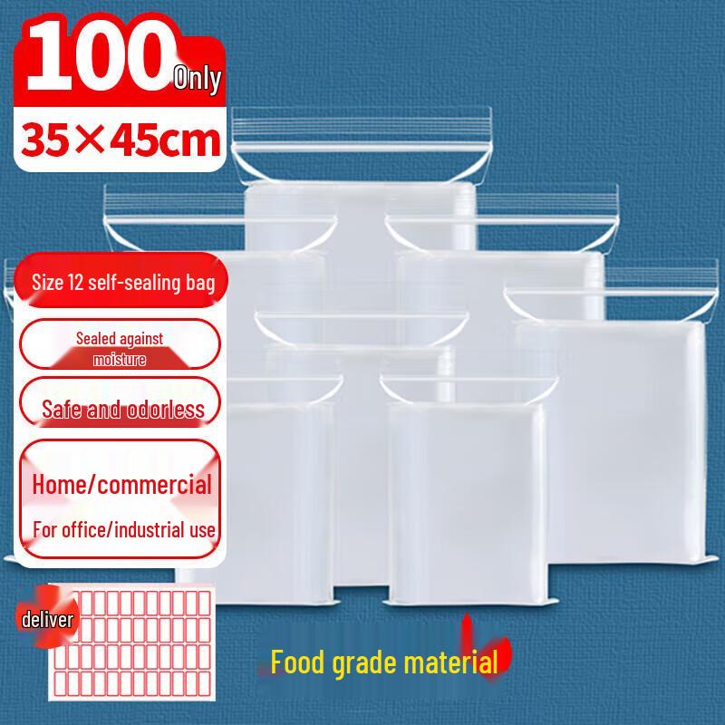 Youao Food Grade Transparent PE Ziplock Bags