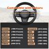 GIANT PANDA Ized Auto Steering Wheel Cover For Subaru Forester, Car Steering Wheel Cover For Subaru Outback And Crosstrek - Solid Black