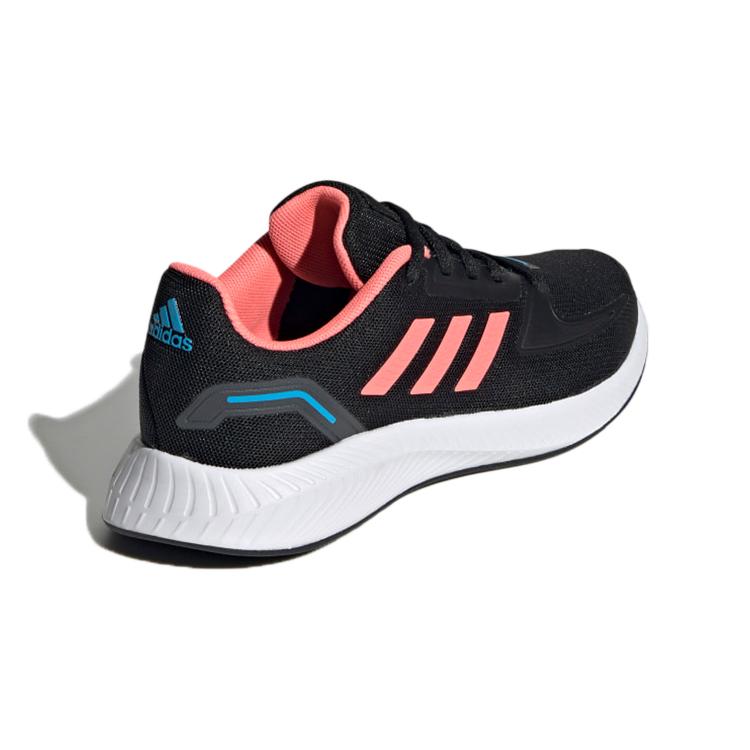 Adidas Runfalcon 2.0 Comfortable Slip Resistant, Abrasion Resistant, Breathable Low top Running Shoes Black Pink Kids' GX3537