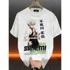 Plus Size Demon Slayer Anime Printed Men and Women Tshirt Casual Parent Child Top Fashion Cotton Harajuku Y2K Summer Street