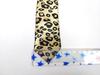 [F NODE] Leopard Print Narrow Tie, Slim Tie, 5.5cm Wide, Polyester, Stylish Slim Tie
