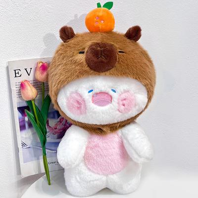 New Shark Cat Doll Capybara Creative Transformation Into Plush Toys Ugly Fish Doll Birthday Gift