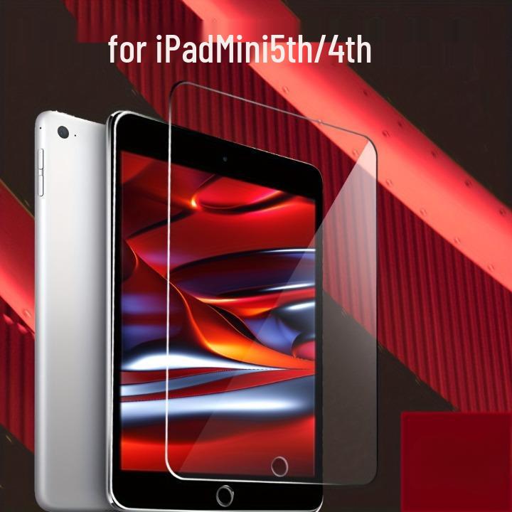 

iPad Mini Series Screen Protector: Compatible with iPad Mini 7, 5, and 4 HD. Single HD Film (bare)