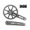 Aluminum Alloy Crankset CNC Machined Hollow Bike Lightweight 170mm Crank Arms for Cyclists,