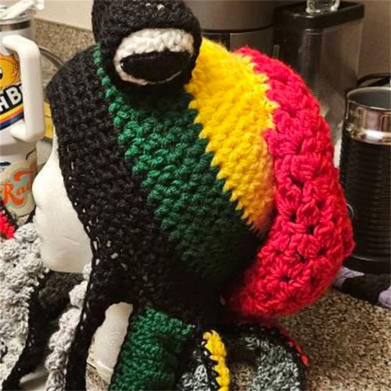 Новая вязаная крючком клоунская шляпа ручной работы — фото 11