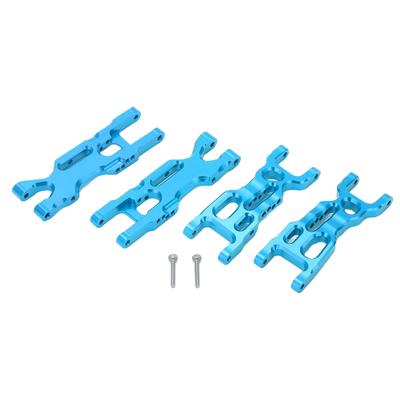 Aluminiowe przednie i tylne dolne wahacze zawieszenia RC dla LOSI MiniT 2.0 2WD 118 RC Stadium Truck(niebieski )