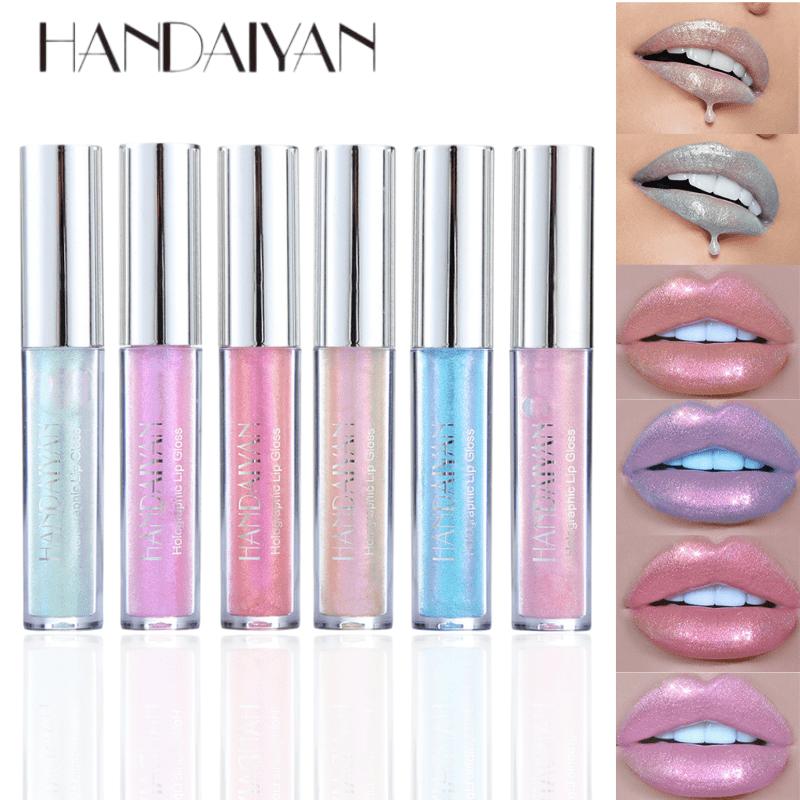 Lip Gloss Plumper High Shine Glitter Formula, Non-Sticky Waterproof Liquid Lip Gloss with Volume Boosting Plumper, Long-Lasting Moisturizing Lipstick