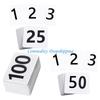 Y5JC Double Sided Number Cards Paper Seats Cards Wedding Party Seating Arrangement