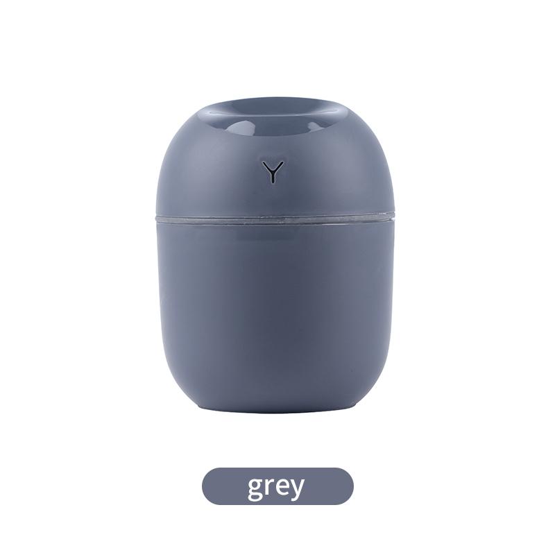 

Portable 220ml H2o Mini Cup Spray Mist humidifier Double Wet Aroma Oil Diffuser Car USB Egg Humidifier with Colorful LED