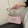 Premium texture versatile underarm small bag women's bag 2025 new fashion portable shoulder bag foreign style baguette bag women