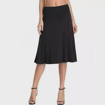 Women's Summer Yoga Skirt - Casual Milk Silk Mid-Length Skirt, High-End European & American Style