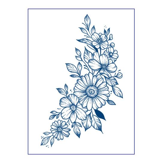 Herbal Temporary Tattoo Stickers Cartoon Image Temporary Tattoos Fake Body Arm Chest Shoulder Tattoos for Semi-Permanent Body Art