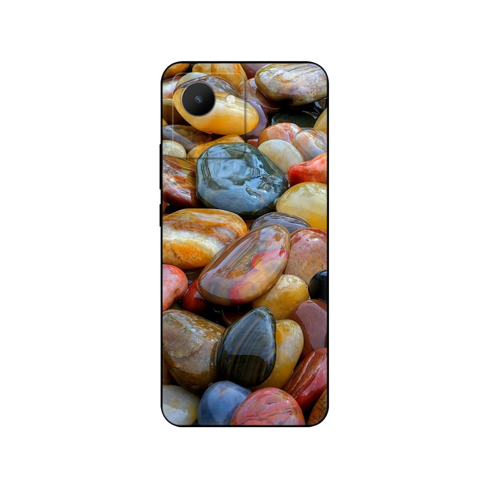 Für Realme C30 Hülle Rückseite für OPPO RealmeC30 4G C 30 Handyhülle Weiche Silikonhülle Schutzstoßfänger Funda Schwarze TPU-Hülle