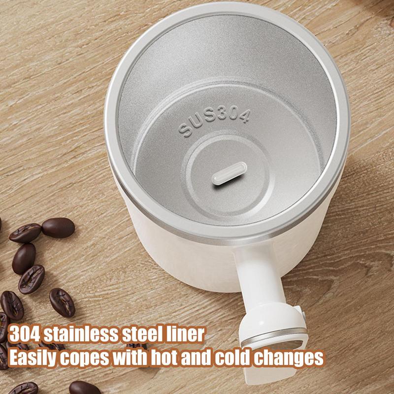 Stainless Steel Travel Coffee Mug Automatic Stirrer With Digital Display Design Portable Stirring Mug Electric Mug For Coffee United States