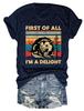 Unisex Summer Delight Round Neck T-Shirt