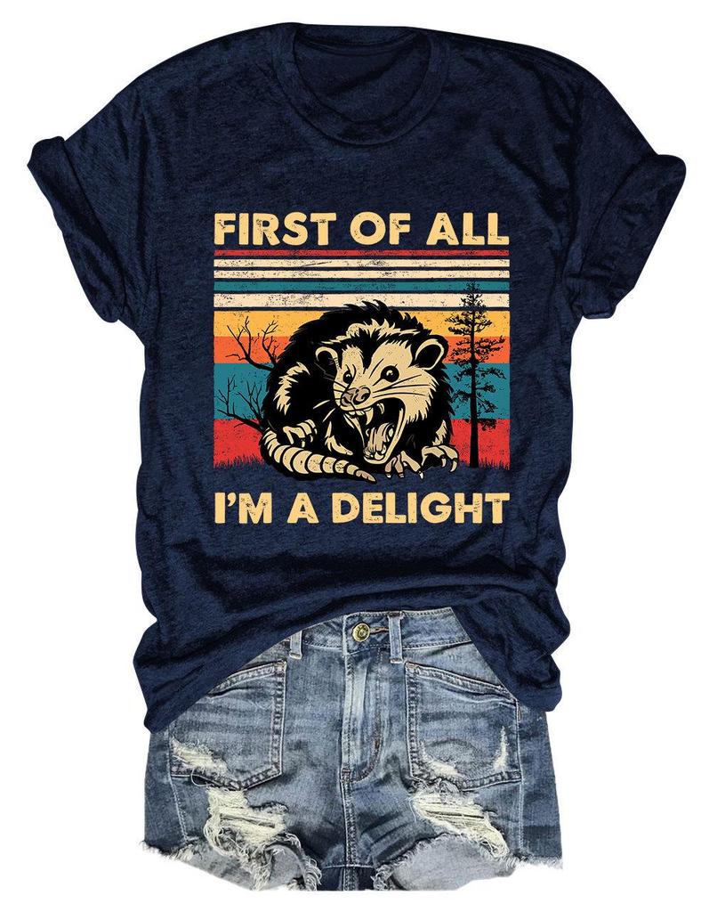Unisex Summer Delight Round Neck T-Shirt