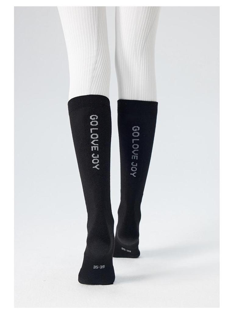 DWZ09 Non-Slip Thick Wool Ski Socks for Outdoor, Snow, Cycling, and Mountaineering - Mid-High Tube, Warm for Autumn & Winter