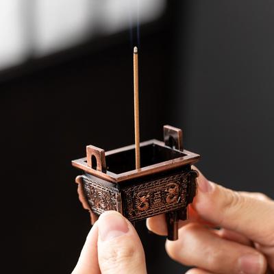 Mini Ding Incense Burner Indoor Aromatherapy Burner Tea Ceremony Ornament Small Thread Incense Sandalwood Vertical Incense Stand