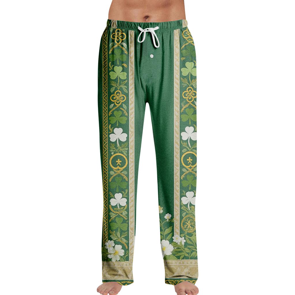 Men's St. Patrick's Day Print Home Sleep Pants
