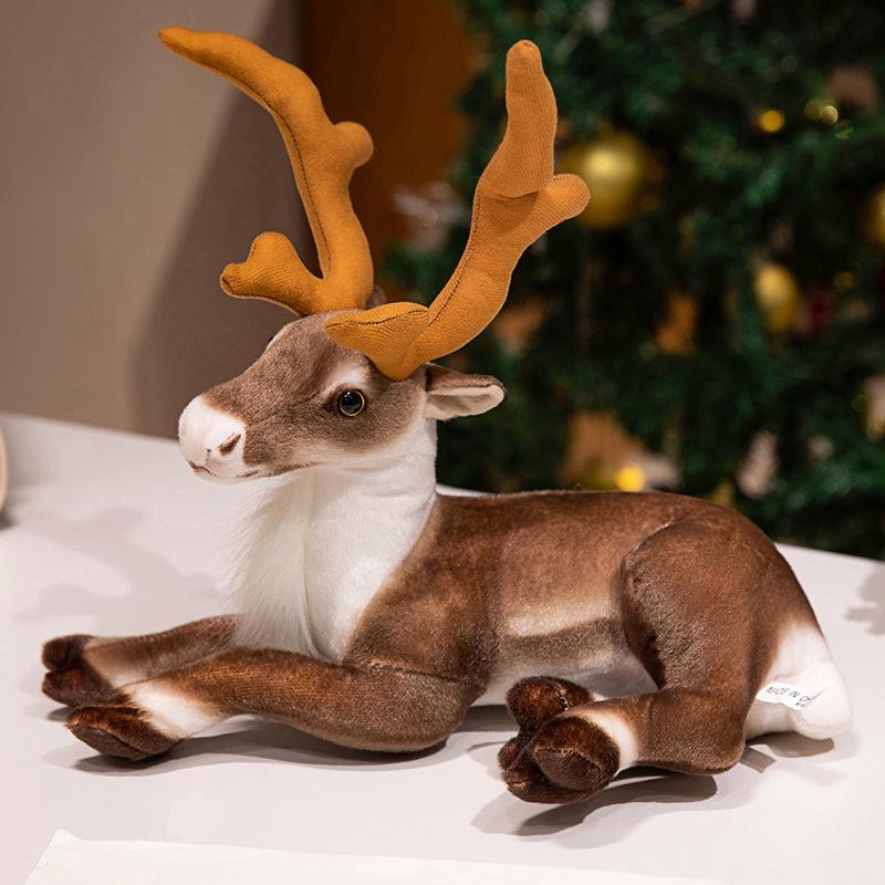 Adorable Moose & Reindeer Plush Toy - Christmas Deer Doll for Kids