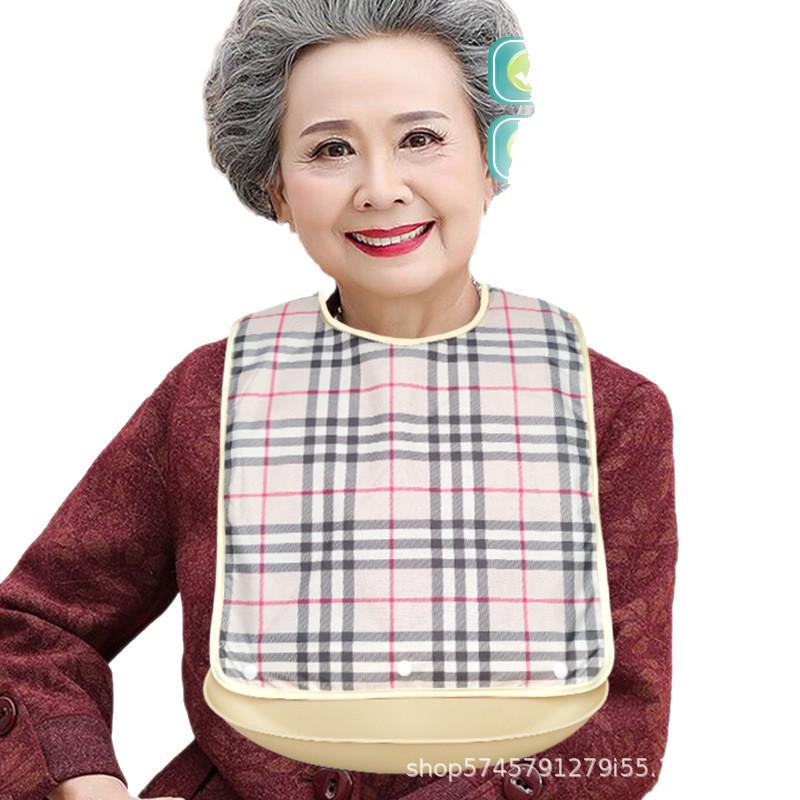 Wasserdichte Esslatz für Erwachsene & Senioren – Große, spezielle Schürzen für Senioren