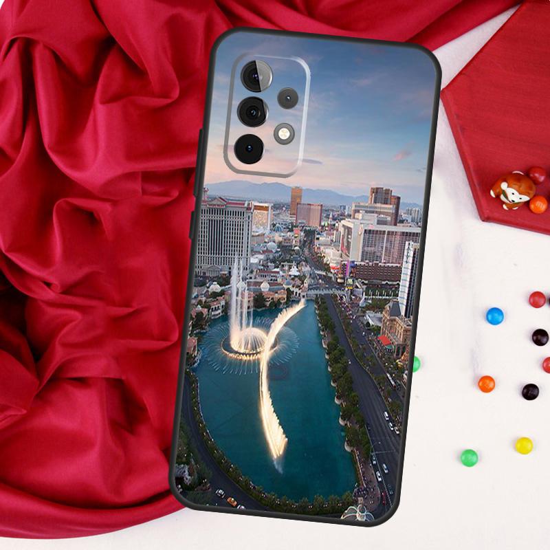 Las Vegas Strip Nevada For Samsung Galaxy A26 A05 A06 A16 A54 A34 A14 A22 A32 A52 A55 A35 A15 A53 A13 A56 A36 Case