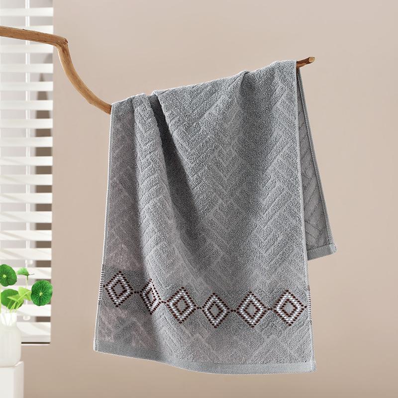 Class A Large Absorbent Cotton Bath Towel - Thickened, Adult Size, Polyester-Cotton Blend
